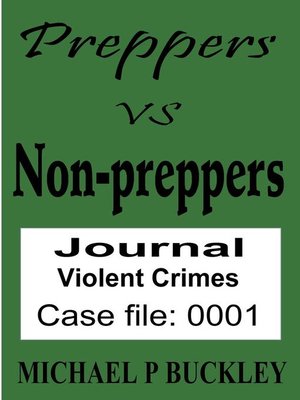 cover image of Prepper vs Non-Prepper journal 1